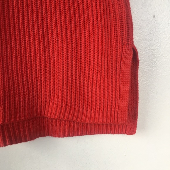 J. CREW Red Sleeveless Sweater Tunic Sz S - Picture 6 of 8